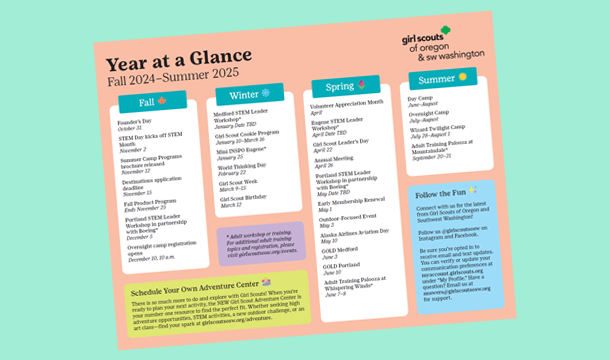 year at a glance